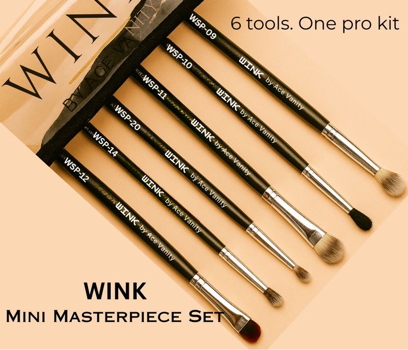 WINK Signature 6 Eye Lip Brush Set | Ace Vanity India