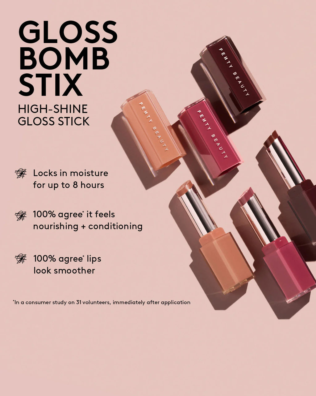 Fenty Beauty Gloss Bomb Stix High-Shine Gloss Stick(3.6g)