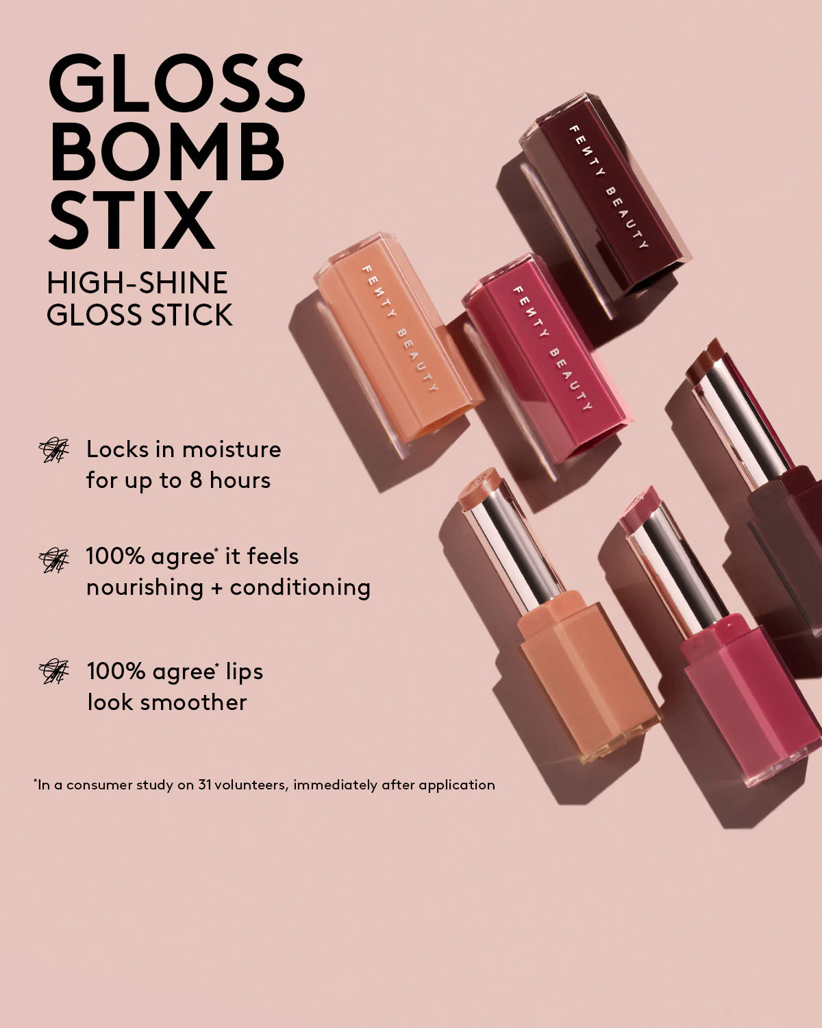 Fenty Beauty Gloss Bomb Stix High-Shine Gloss Stick(3.6g)