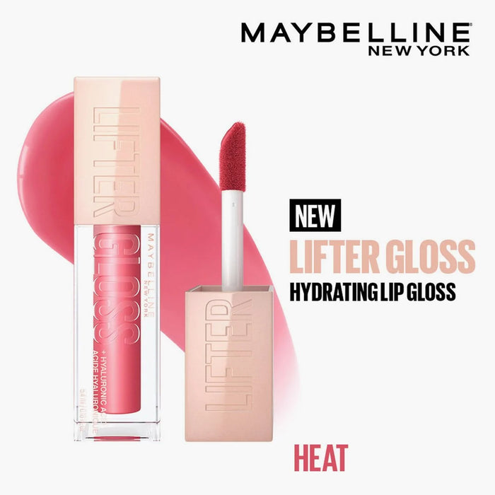 Maybelline Lifter Gloss, Hydrating Lip Gloss with Hyaluronic Acid