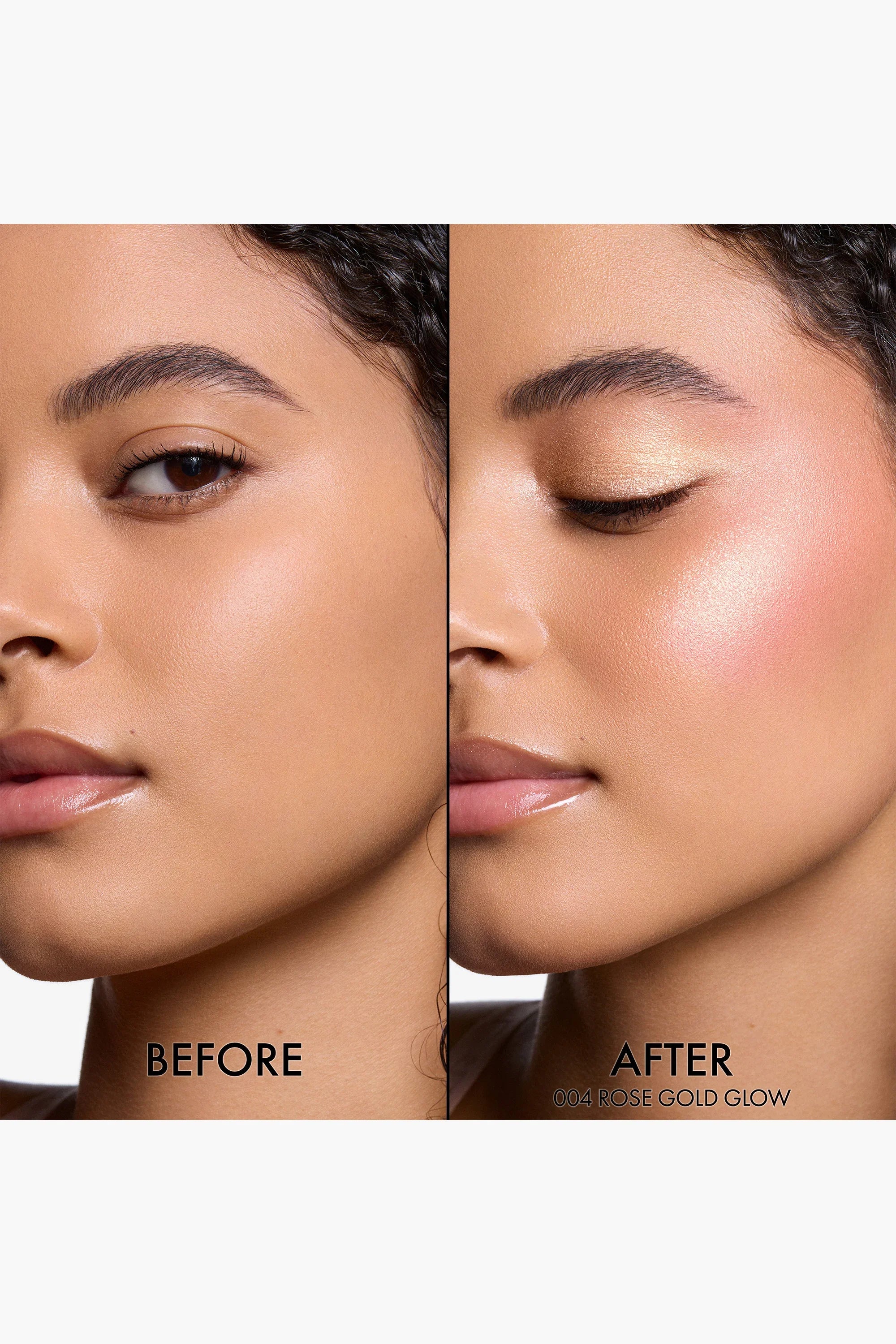 Dior Backstage Glow Maximizer Palette Multi-Use Highlighter and Blush - Multi-Reflective Glow -004 Rose Gold Glow