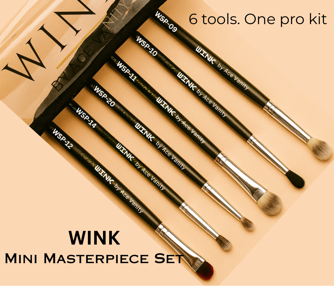 WINK Signature 6 Eye Lip Brush Set | Ace Vanity India