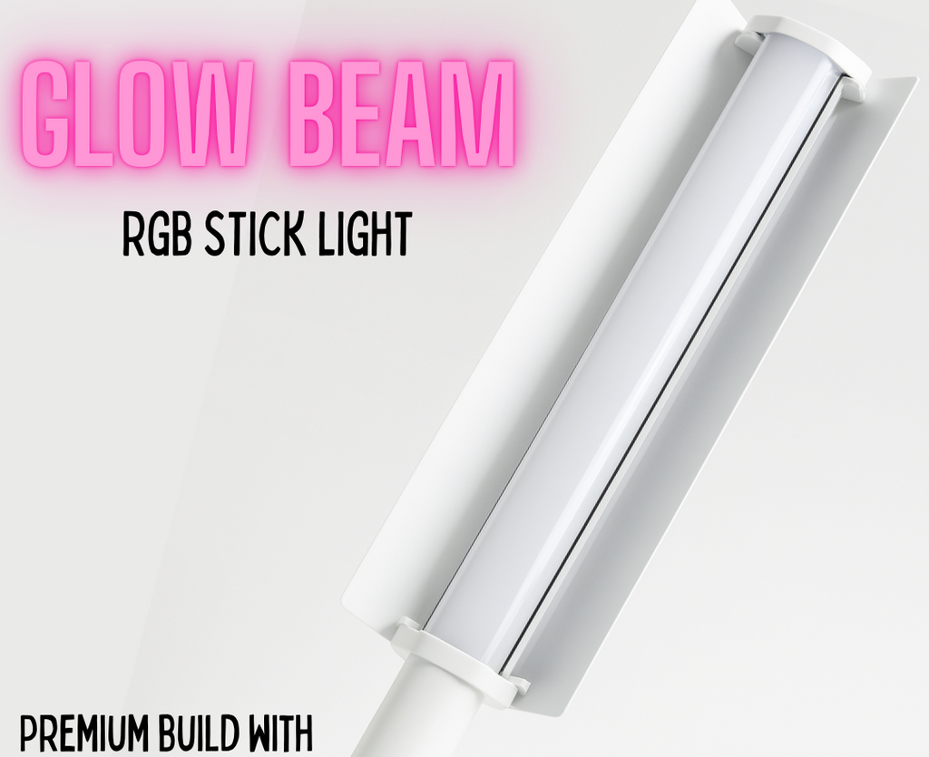 GlowBeam RGB – Professional Stick Light for Creative Studios