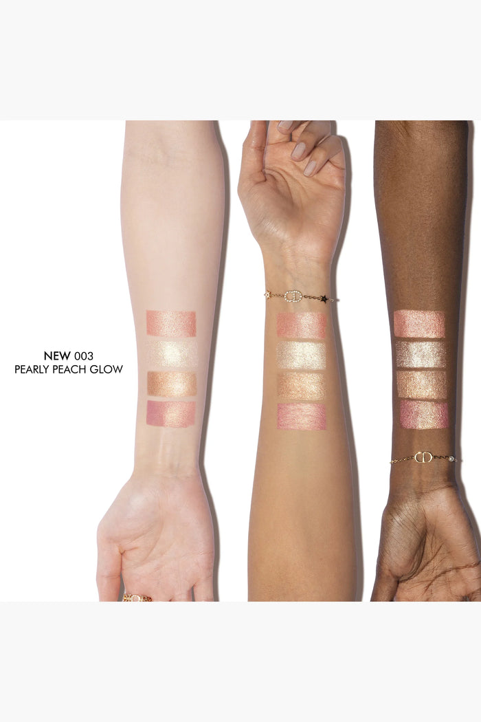 Dior Backstage Glow Maximizer Palette- 03 Pearly Peach Glow