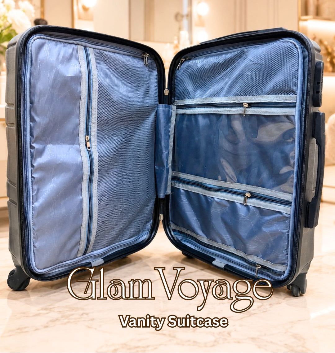 GlamVoyage Vanity Suitcase by Ace Vanity