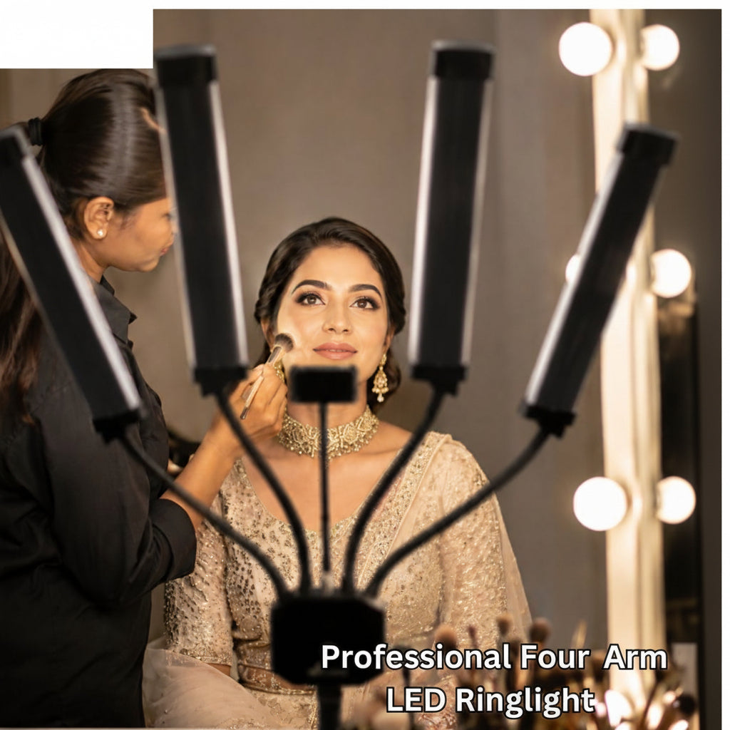 Four Arms LED Light with Tripod Stand | Ace Vanity