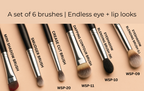 WINK Signature 6 Eye Lip Brush Set | Ace Vanity India