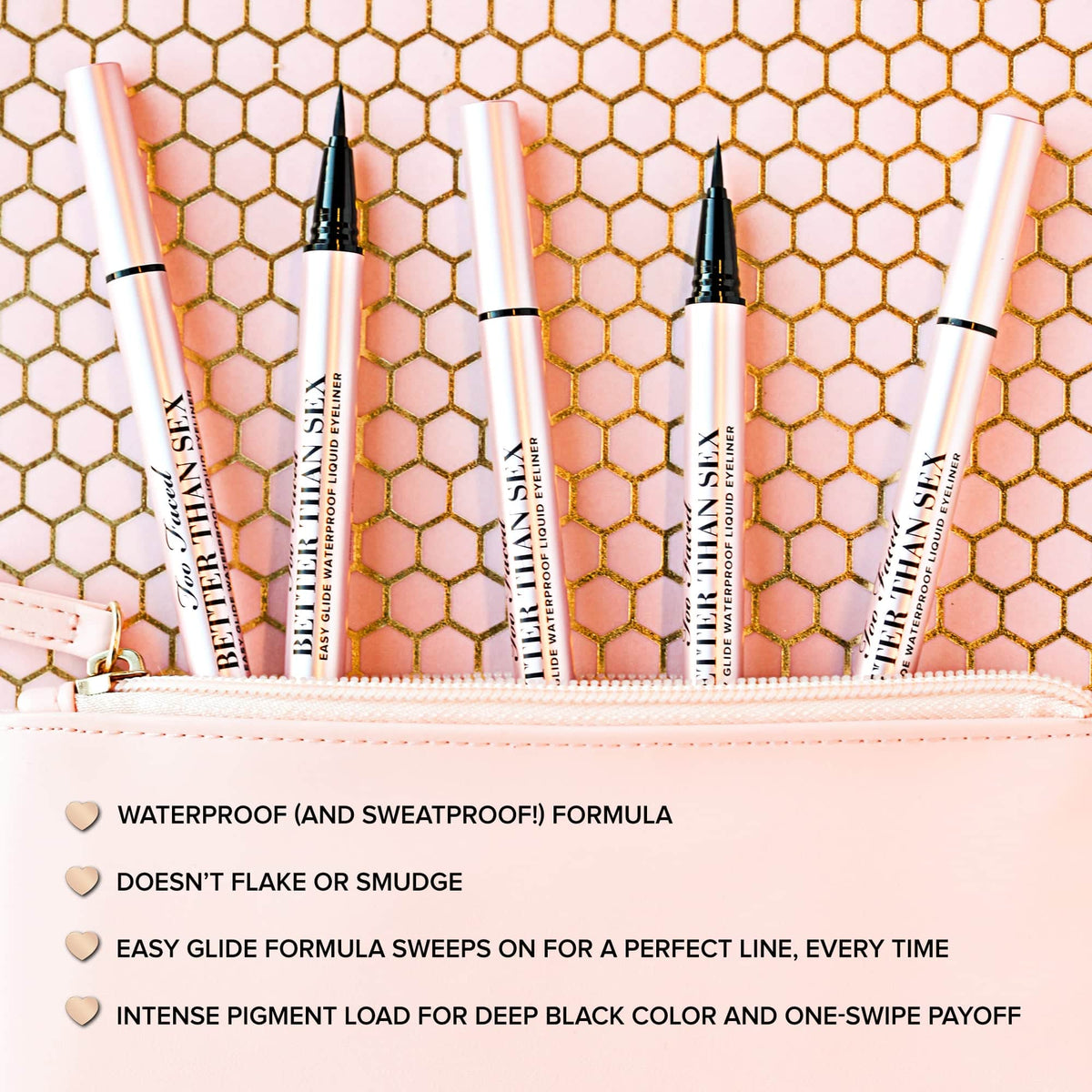 Too Faced Better Than Sex Easy Glide Waterproof Liquid Eyeliner - Black