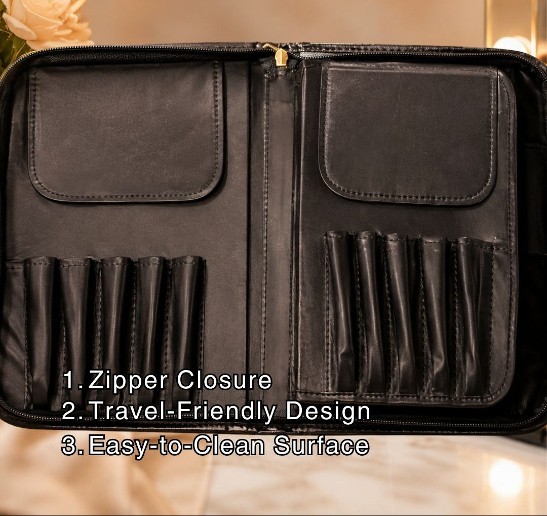 Elite Brush Case – Premium Makeup Brush Organizer