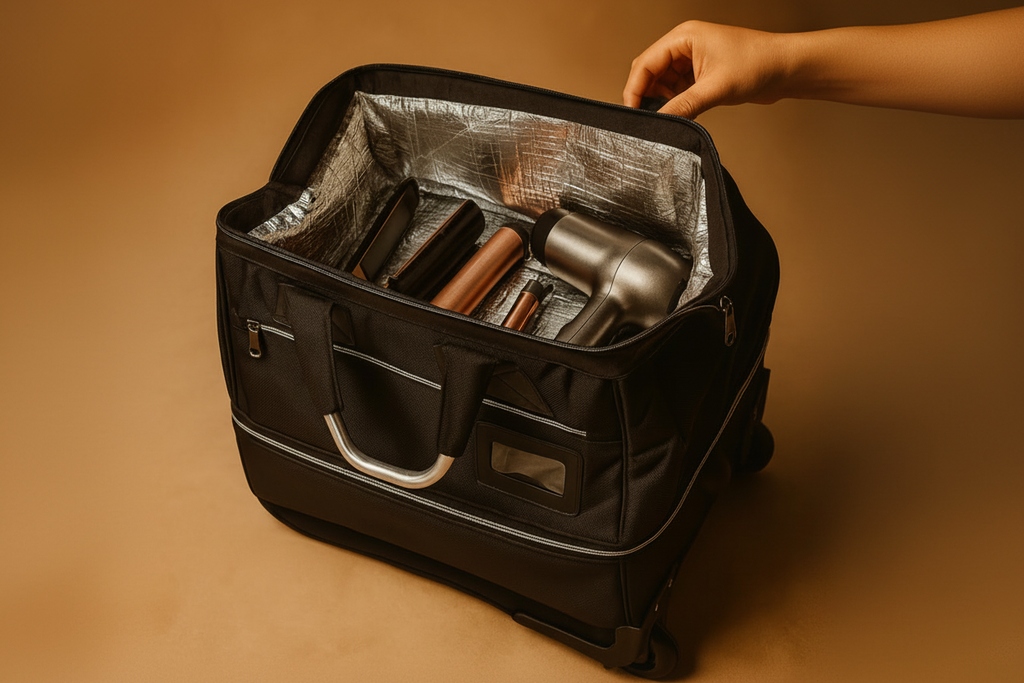 GlamMaster Trolley – Professional Makeup & Hair Vanity on Wheels