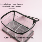 ACE "FlexiVault" - Adjustable Acrylic Organizer for Makeup & Skincare