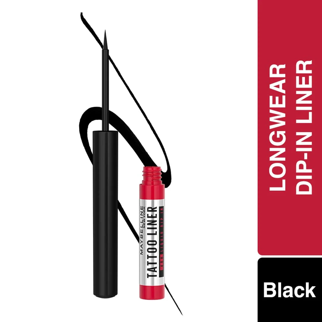 Maybelline New York 48H Dip In Tattoo Eye Liner - Black