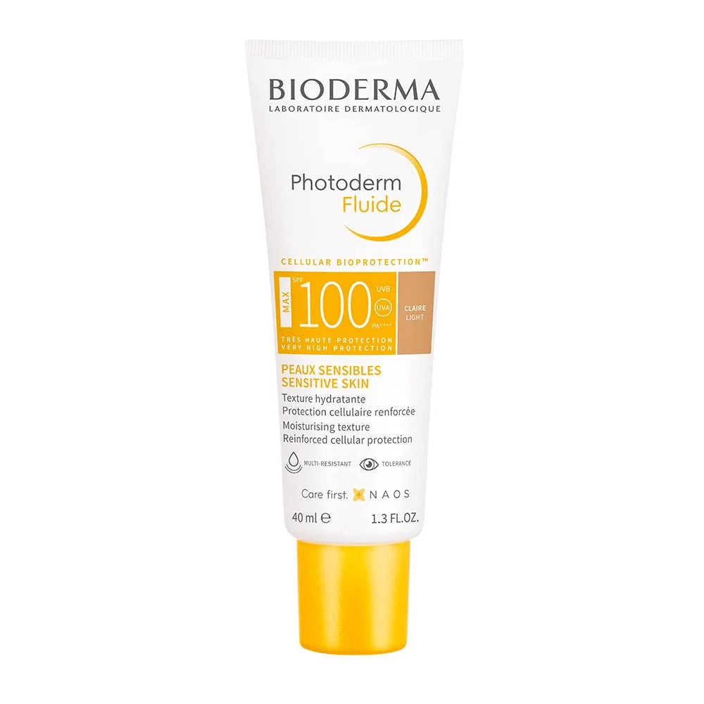 Bioderma Photoderm Aquafluide Cream Sunscreen SPF 100+ Claire - UVA Protection, 40ml