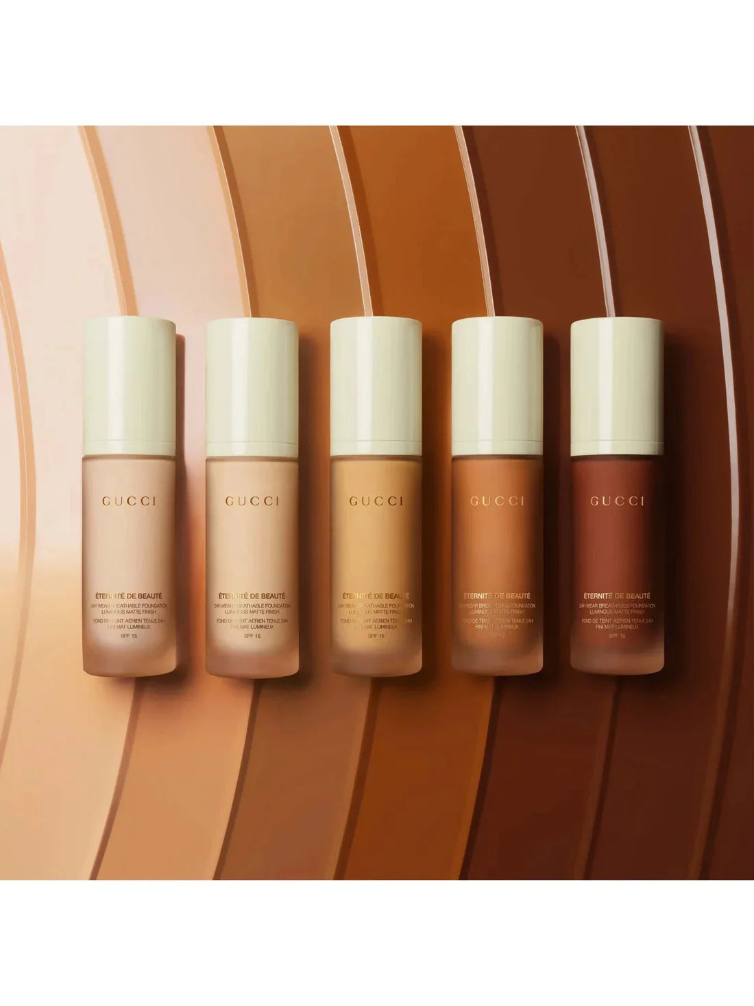 Gucci Eternite De Beaute Wear Breathable Foundation Luminous Matte Finish SPF-15 30ML