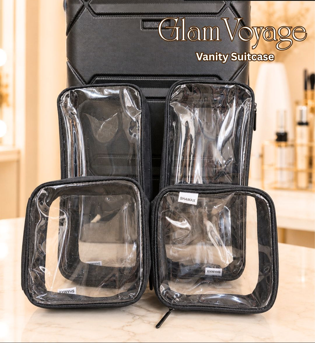 GlamVoyage Vanity Suitcase by Ace Vanity
