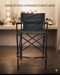 ACE Elevate Chair™ – Professional Makeup Artist Folding Chair (Studio Grade)