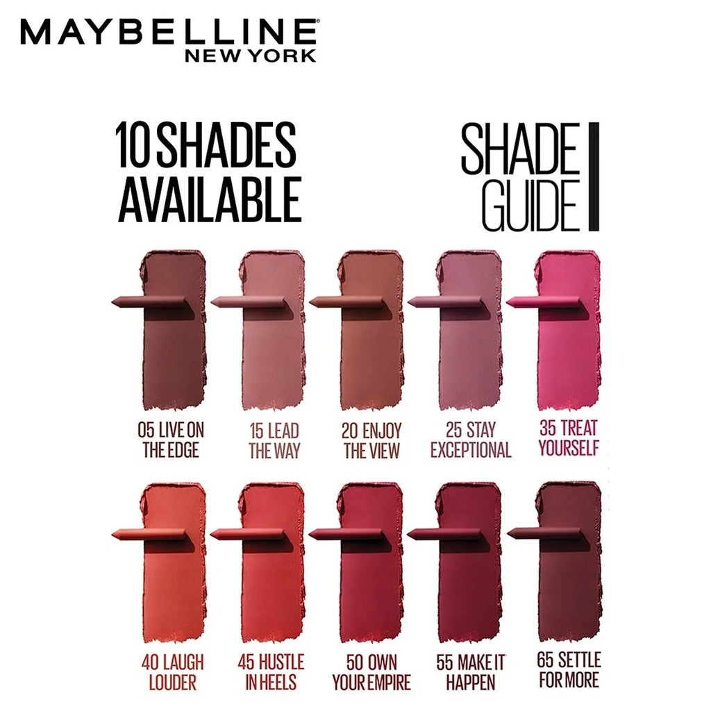 Maybelline New York Lipstick, Matte Finish Super Stay Crayon Lipstick