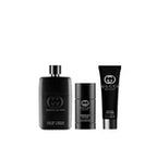 GUCCI GUILTY EDP SET 90ML EDP + 75ML DEO STICK + 50ML SHOWER GEL