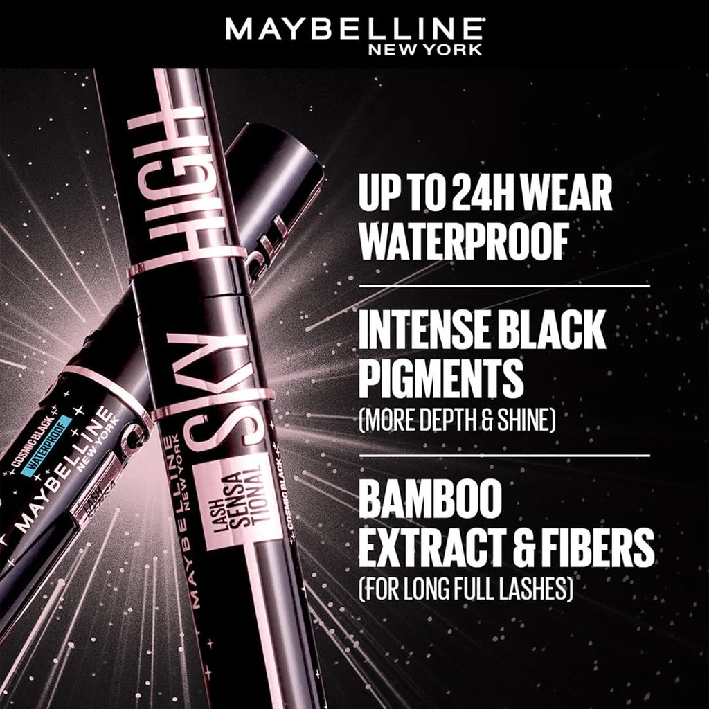 Maybelline New York Sky High Waterproof Mascara - Black