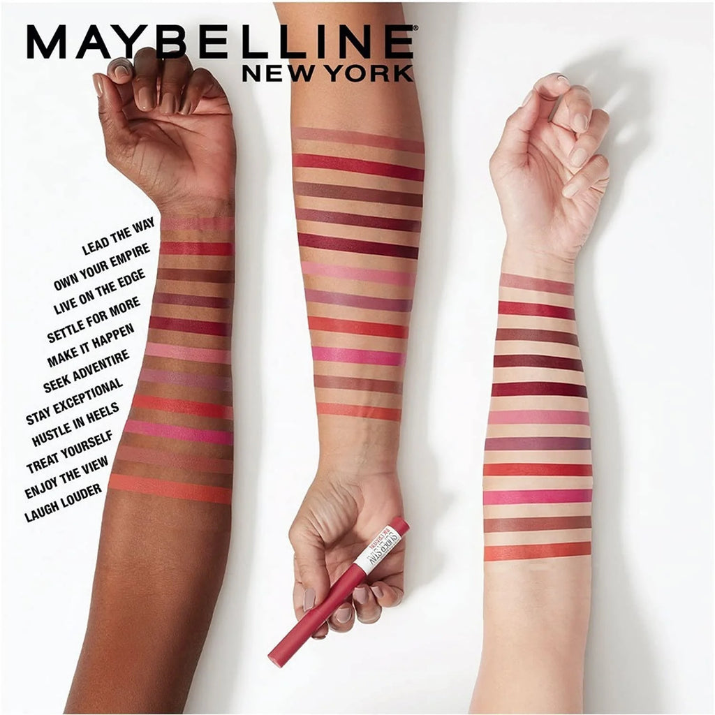 Maybelline New York Lipstick, Matte Finish Super Stay Crayon Lipstick