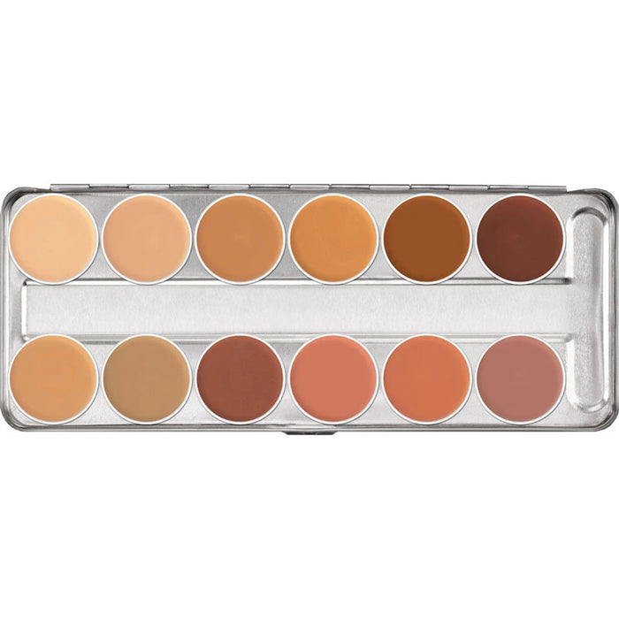 Kryolan Dermacolor Camouflage 12 Color Palette