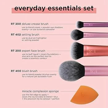 REAL TECHNIQUE RT SET WITH BLENDER