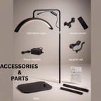 Half Moon LED Lamp – Professional Salon & Clinic Lighting