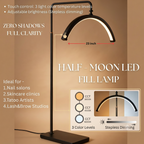 Half Moon LED Lamp – Professional Salon & Clinic Lighting