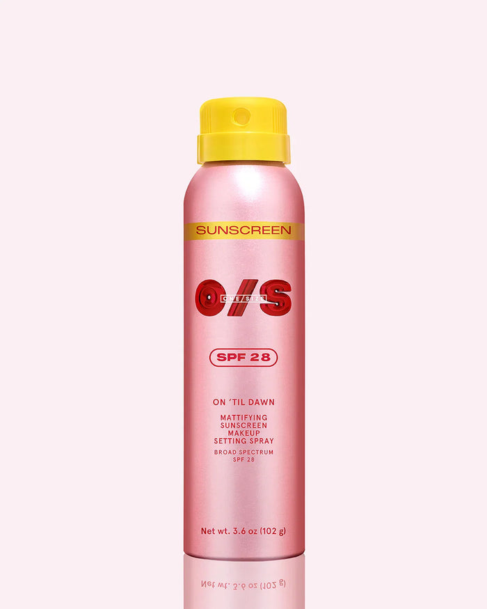 ONE SIZE ON ‘TIL DAWN Mattifying Sunscreen Makeup Setting Spray SPF 28