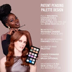 Danessa Myricks Beauty LIGHTWORK VII The Freedom Makeup Palette: Magnetic, Customizable, Stackable Palette with Illuminating Pigments for Eyes, Face & Lips