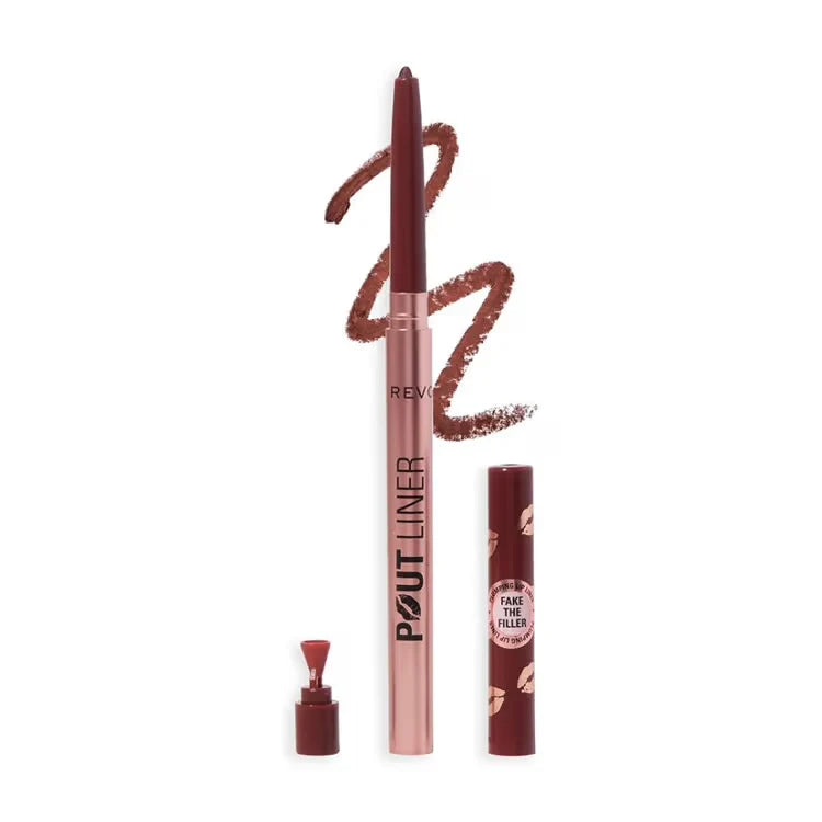Makeup Revolution Pout Bomb Plumping Lip Liner- cookie warm brown