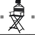 Makeup Artist Director Chair With Head Rest Foldable Chair
