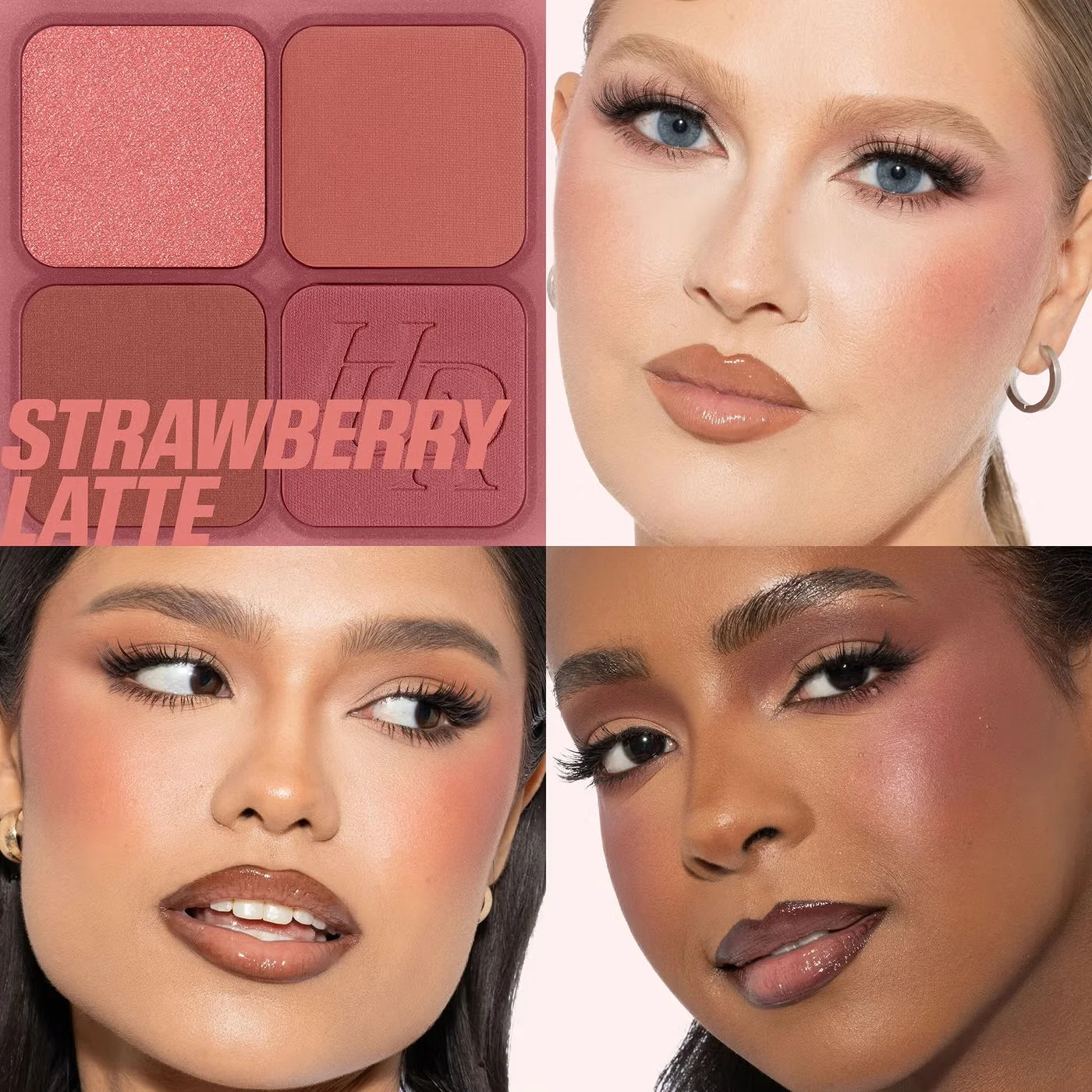 HUDA BEAUTY Blush Filter Palette - Strawberry Latte