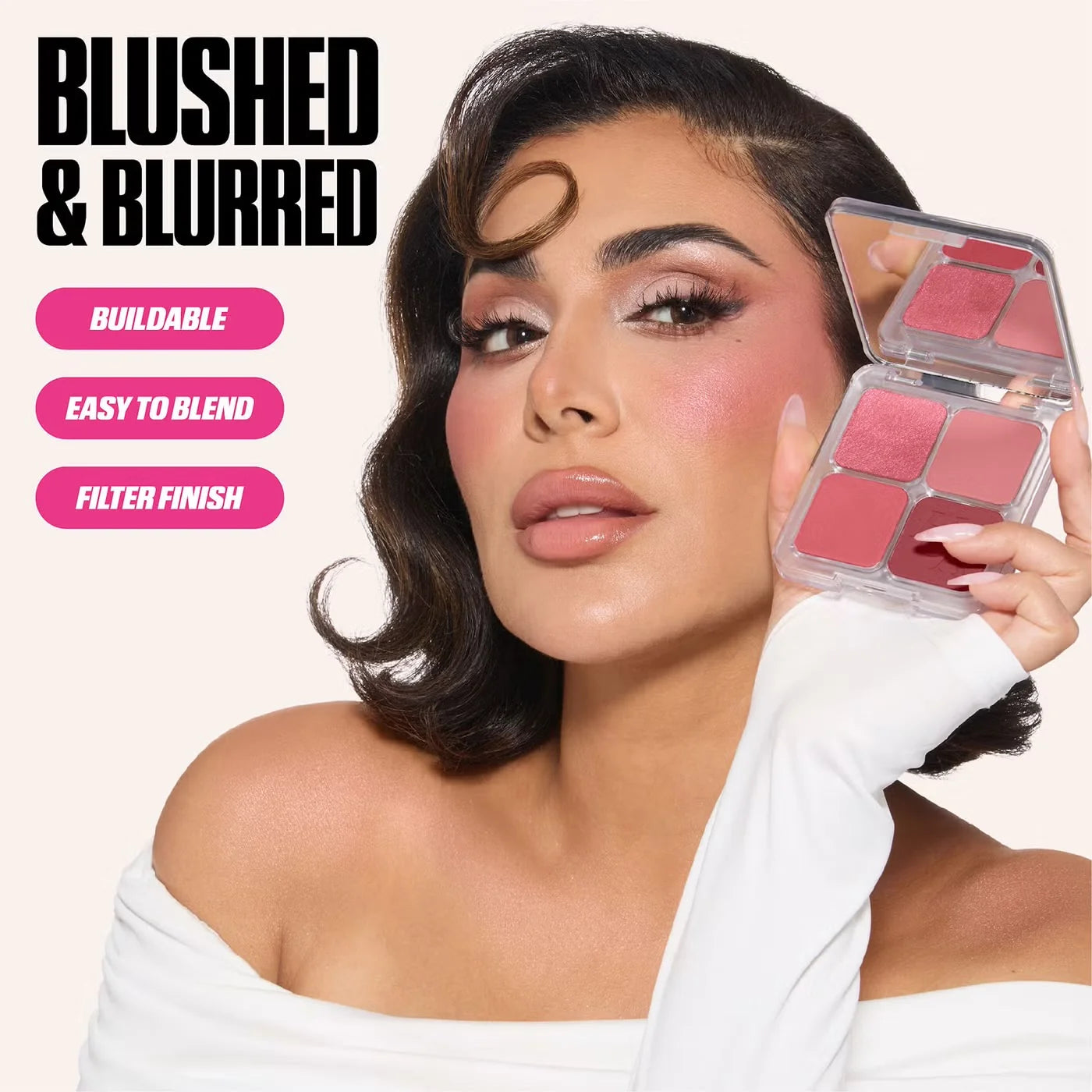 HUDA BEAUTY Blush Filter Palette - Strawberry Latte