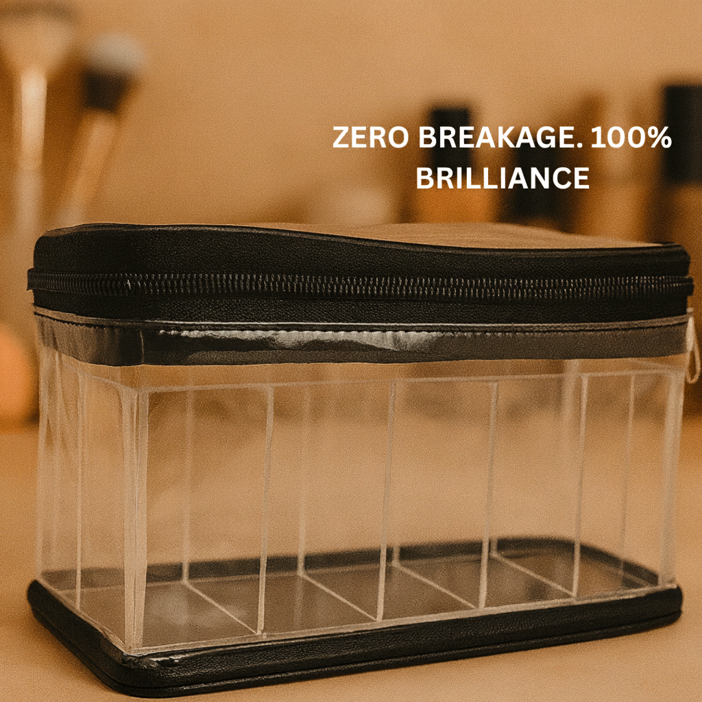 ACE GridVault™ – Premium Foundation Bottle Organizer Pouch