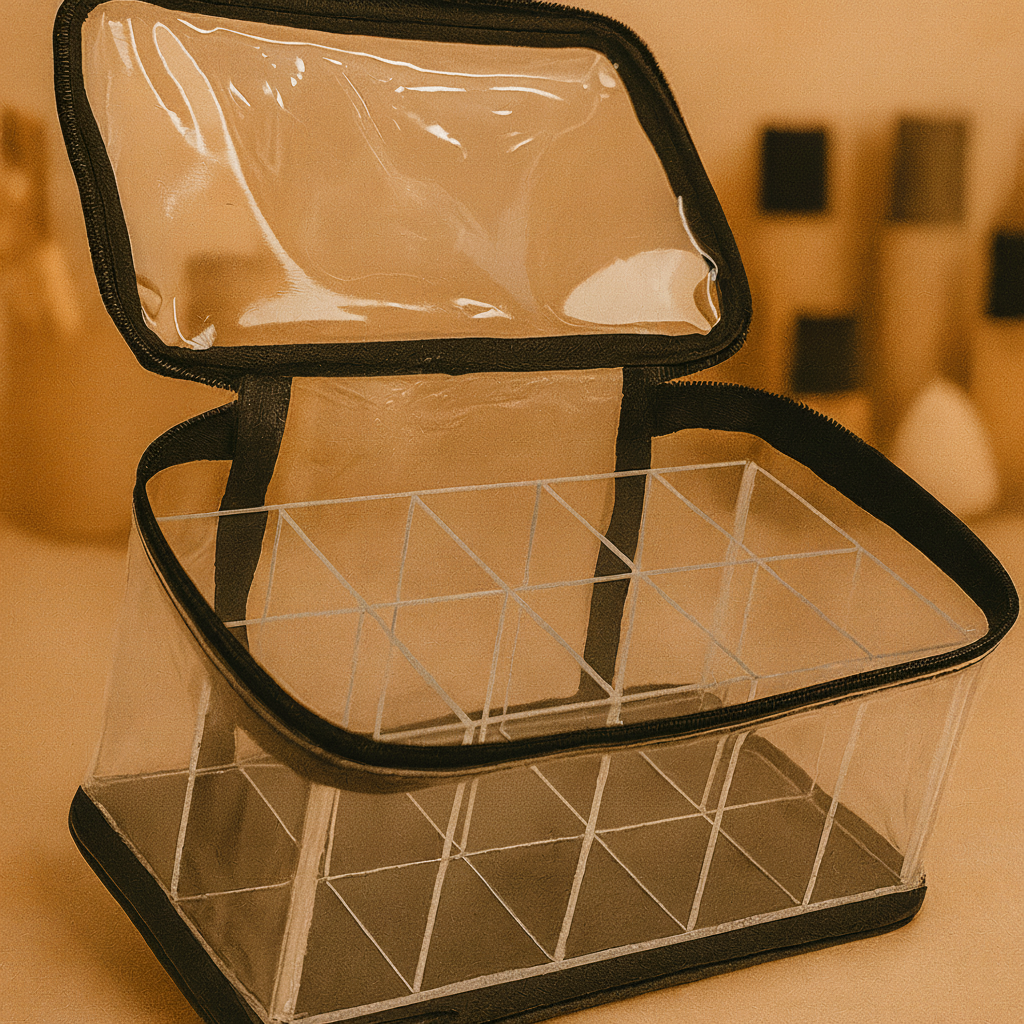 ACE GridVault™ – Premium Foundation Bottle Organizer Pouch