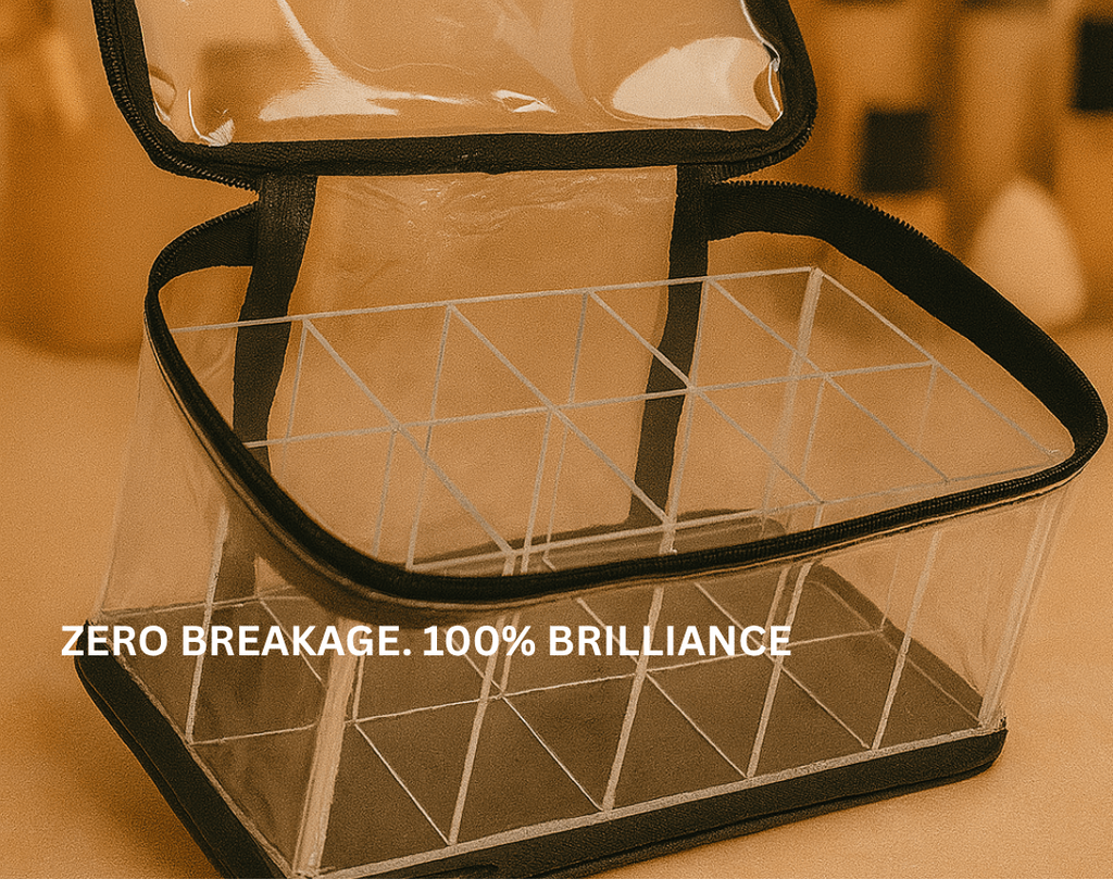 ACE GridVault™ – Premium Foundation Bottle Organizer Pouch