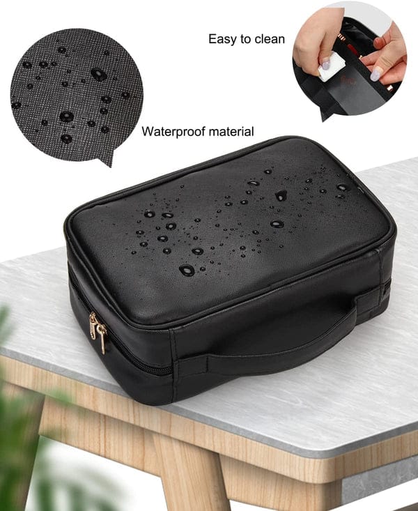 "ACE PROFF Detachable Lipstick Organizer Bag – Holds 60 Lipsticks, Portable & Washable
