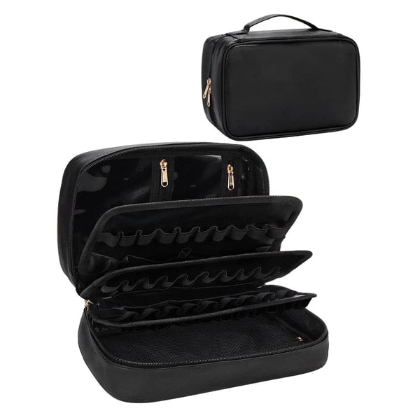 "ACE PROFF Detachable Lipstick Organizer Bag – Holds 60 Lipsticks, Portable & Washable