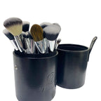 WINK Signature Brush Holder | Travel-Friendly Leatherette Case-MID