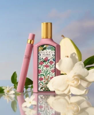 GUCCI FLORA GORGEOUS GARDENIA SET 100 ML + 10ML TRAVEL EXCLUSIVE