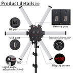 Ace Vanity 6(Six) Arm Ring Light with Tripod Stand 26 Inch