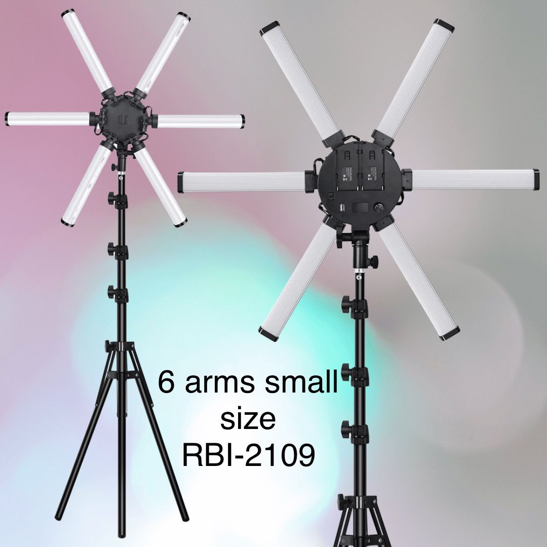 Ace Vanity 6(Six) Arm Ring Light with Tripod Stand 26 Inch